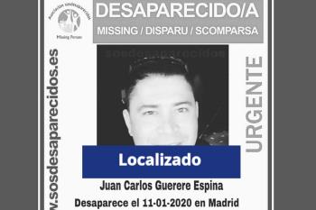 No se sabía nada de Juan Carlos desde que salió de trabajar el día 11 de enero