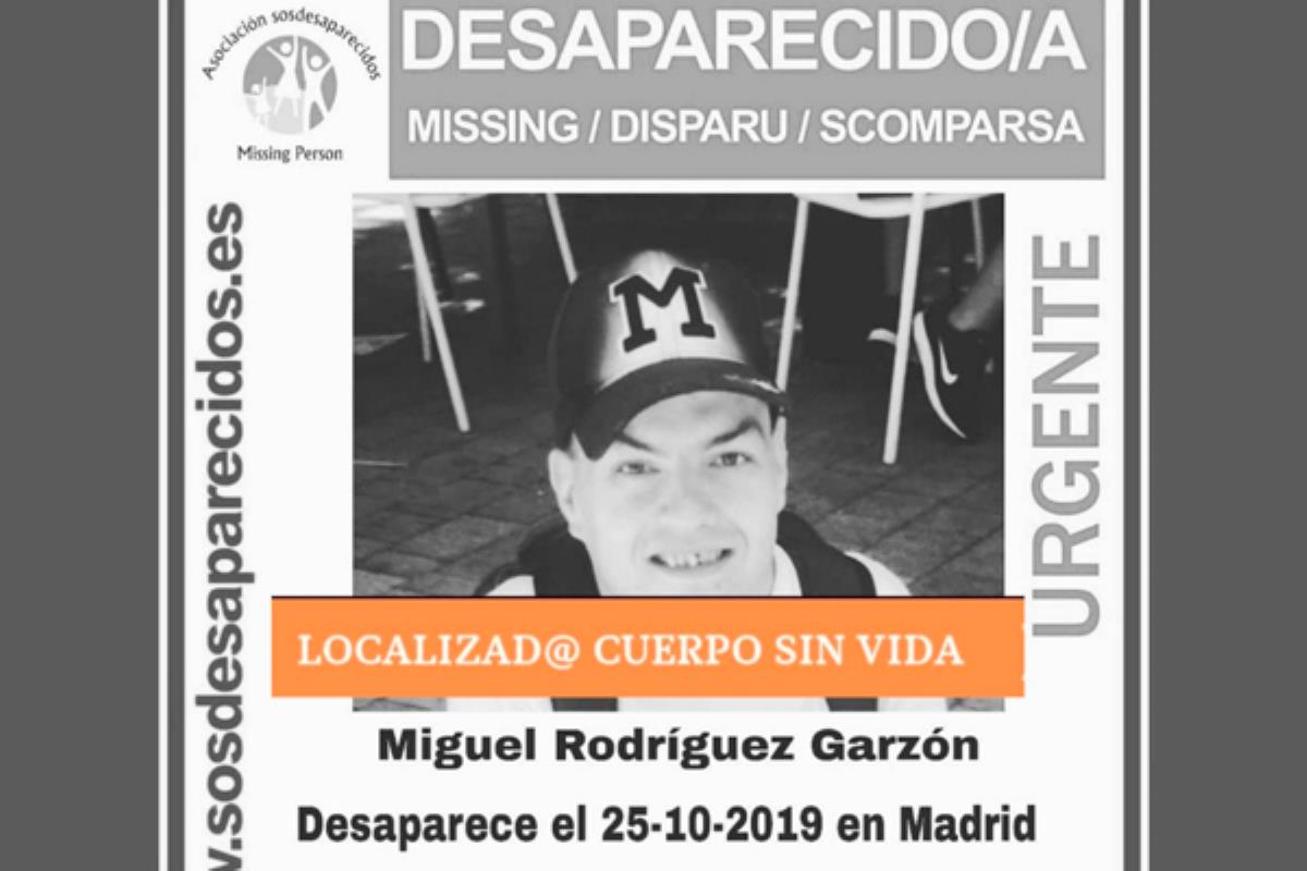 Desapareció el pasado 25 de octubre por la zona de Moncloa