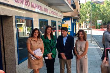 Lola Moreno consejera de Familia ha visitado hoy el centro