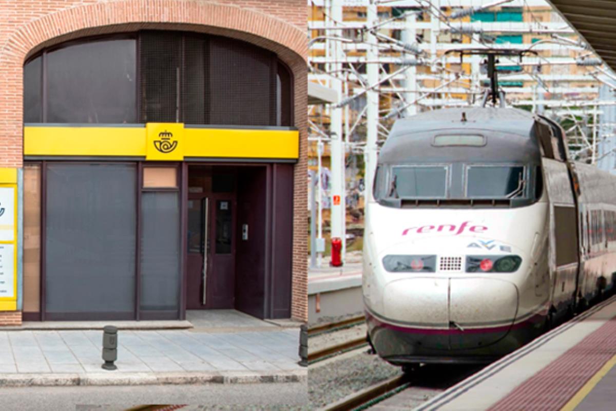 Renfe y Correos han firmado un acuerdo de colaboración para que la empresa de mensajería pueda distribuir billetes de tren a los viajeros