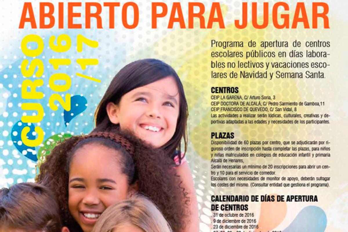 Los centros públicos realizarán actividades lúdicas el viernes 17 de marzo