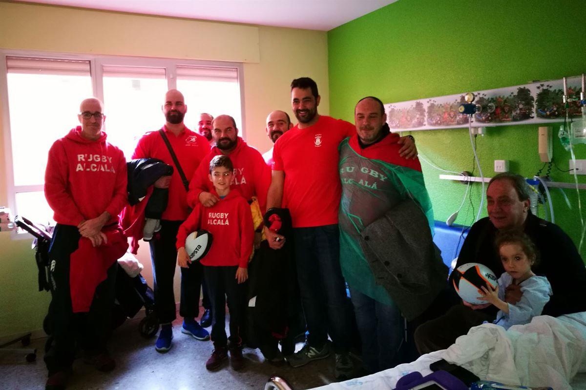 El equipo visitó el hospital Príncipe de Asturias por tercer año consecutivo