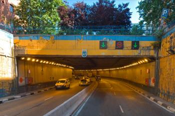 El Ayuntamiento de Madrid recomienda el uso de la M-30 y M-40 por el corte de tres túneles en la capital