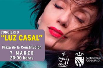 La artista actuará el próximo sábado 7 de marzo en la Plaza de la Constitución