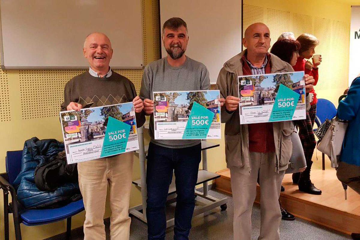 Móstoles sin Fronteras, Volver a Empezar con Ilusión y la Asociación de Diabéticos de Móstoles fueron las tres agraciadas