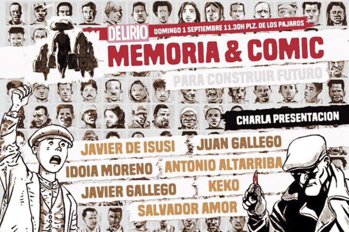 La librería Delirio realizó una jornada en la que se abordó la memoria, el cómic y el los refugiados