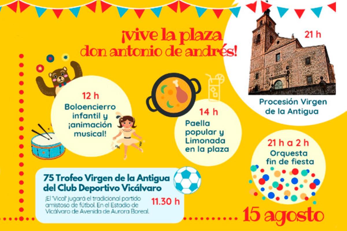 Las fiestas patronales de la Virgen de la Antigua tendrán lugar el 14 y 15 de agosto