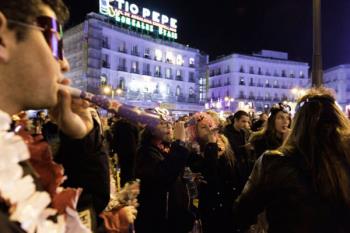 El plan contempla el cierre al tráfico de las calles colindantes a la Puerta del Sol y cuatro puntos de conteo peatonal