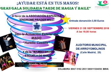 El 21 de septiembre a partir de las 19:00 horas en el Auditórium Municipal de Arroyomolinos