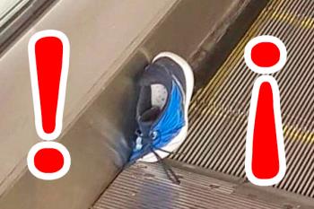 El suburbano comunica este nuevo suceso, que no ha pasado a mayores, para prevenirnos sobre el peligro de jugar en las escaleras mecánicas