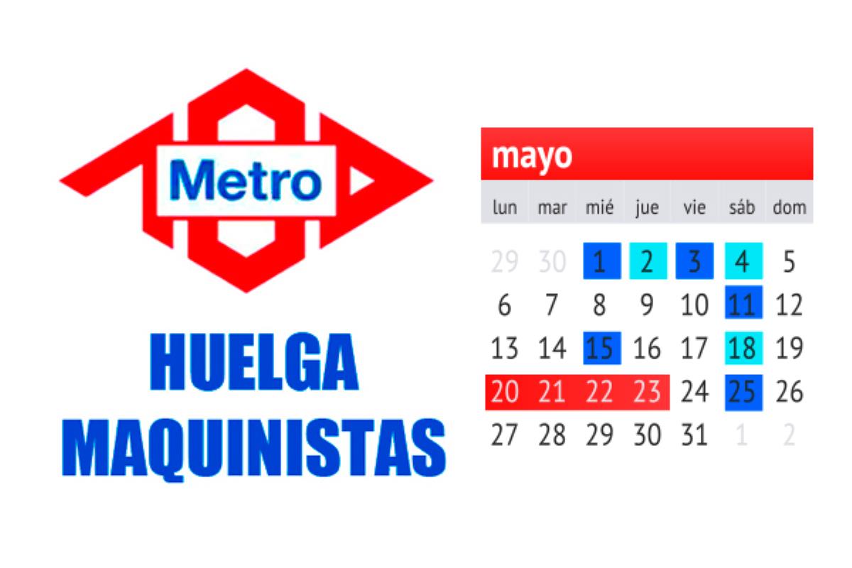 Los paros de maquinistas serán de 24 horas y se extenderán a todas las líneas