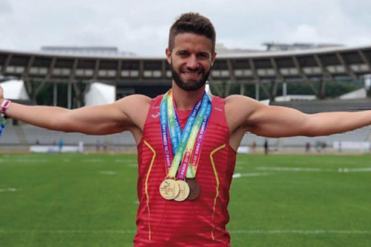 Conocemos al atleta madrileño, ganador de 5 medallas en los Gay Games 2018