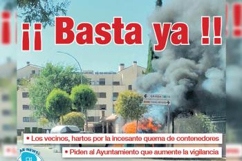 Han prendido fuego a 2 contenedores y un total de 3 vehículos se han visto implicados en el suceso