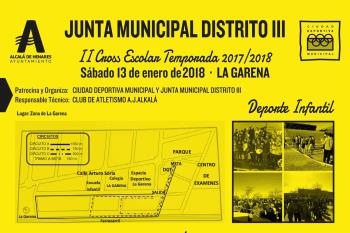 La Junta Municipal de Distrito III celebra este sábado su II Cross Escolar