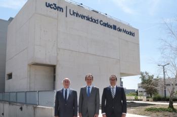 El responsable de Ciencia, Innovación y Universidades ha conocido el trabajo de las empresas del Parque Científico UC3M