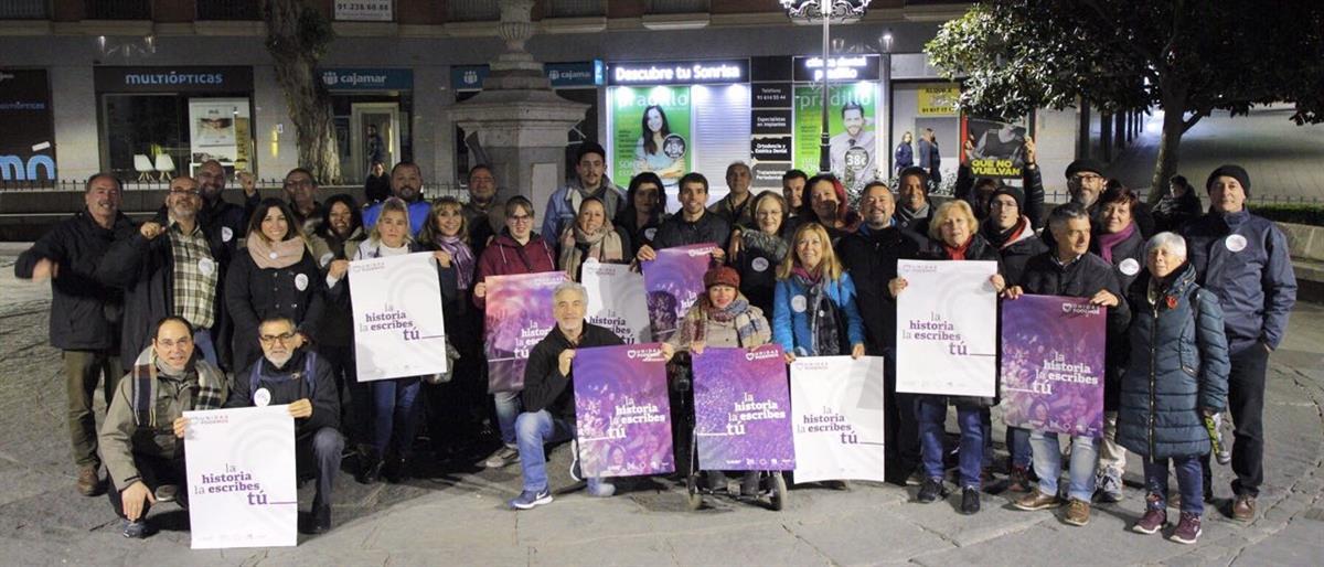 El partido se ha congregado para pedir el voto para Unidas Podemos