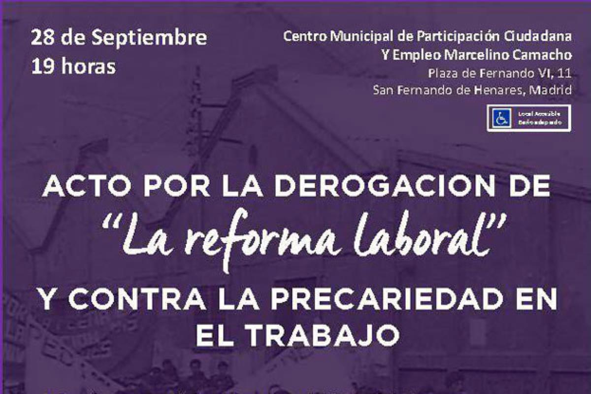 Con el fin de revocar la precariedad en los centros de trabajo