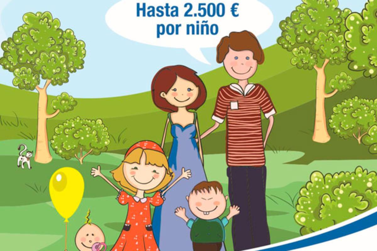Entre 1.500 y 2.500 euros podrán recibir los padres y madres empadronados durante, al menos, dos años