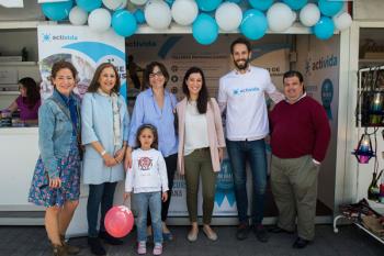 Las familias se reunieron en la Avenida de Europa para celebrar su día con juegos y talleres