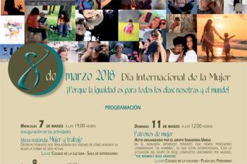 Bajo el lema “Porque la igualdad es para todos los días; nosotras y el mundo” se desarrollarán una serie de actividades desde el 7 al 11 de marzo 