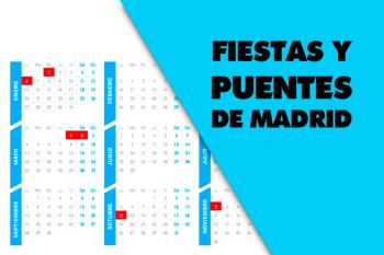 Los madrileños contaremos con siete puentes a nivel regional durante el año que viene