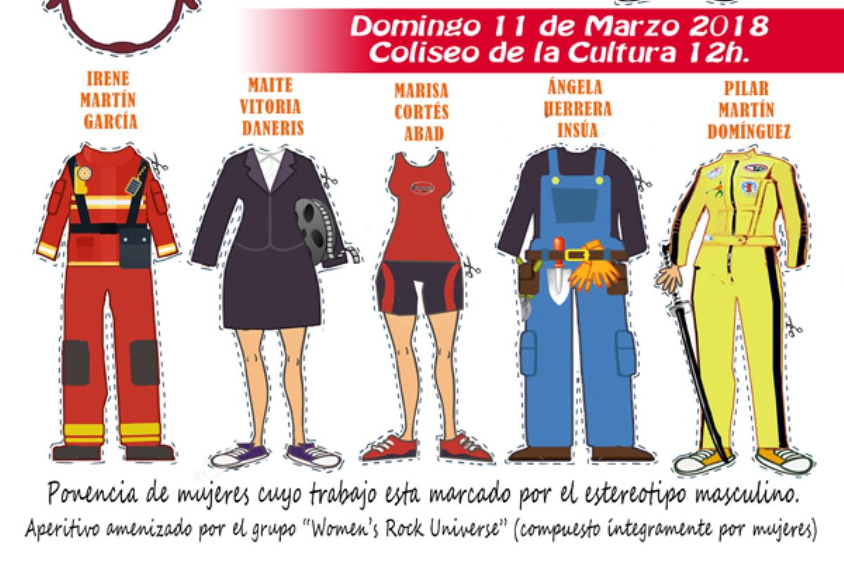 IU ha organizado una ponenca con ocho mujeres cuyo trabajo está marcado por el estereotipo masculino, el domingo 11 de marzo en el Coliseo