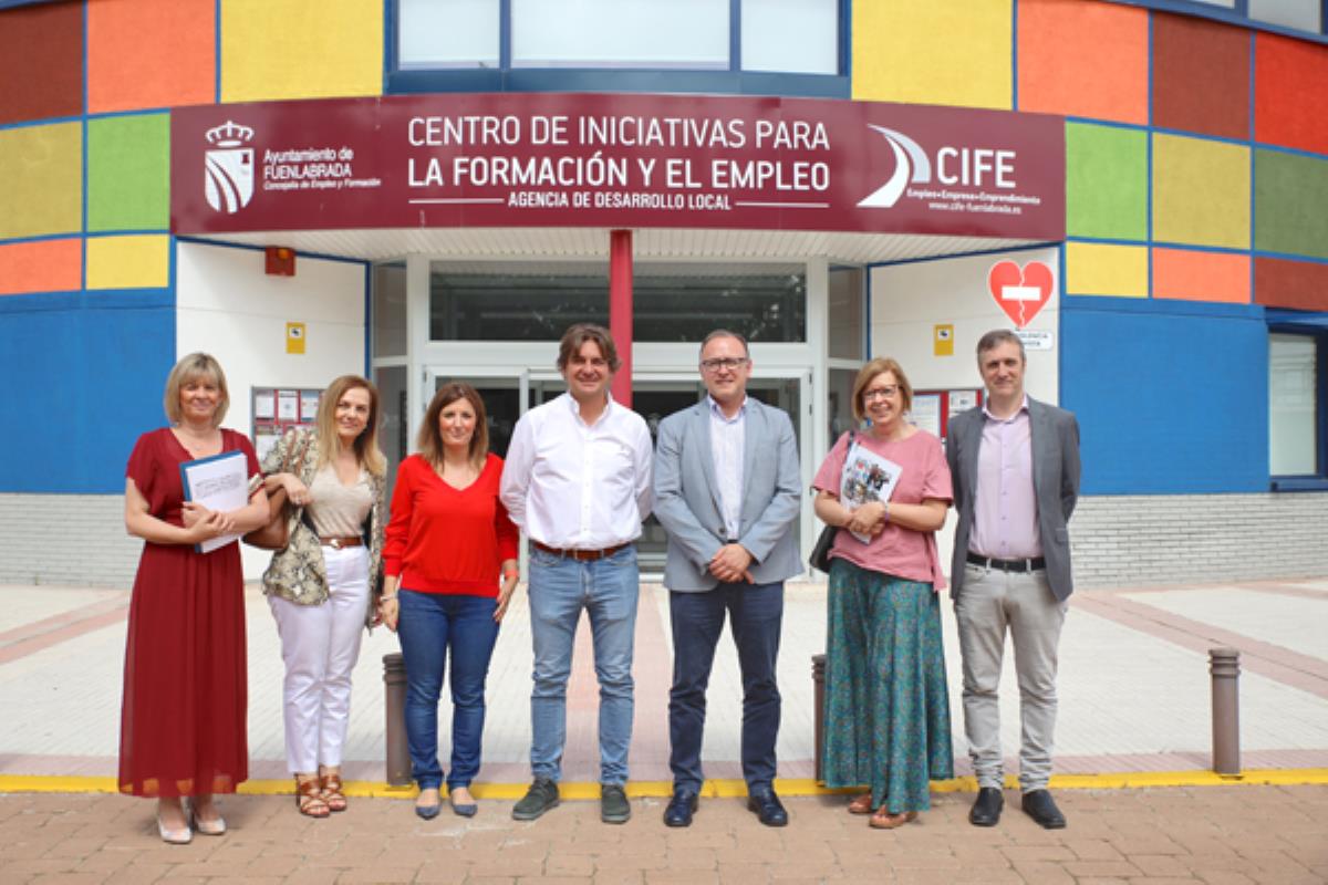 Gerardo Gutiérrez ha visitado las instalaciones del centro de empleo fuenlabreño