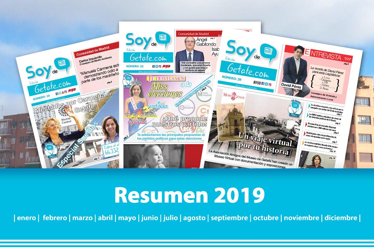 Repasamos los acontecimientos más importantes del 2019 en SoydeGetafe