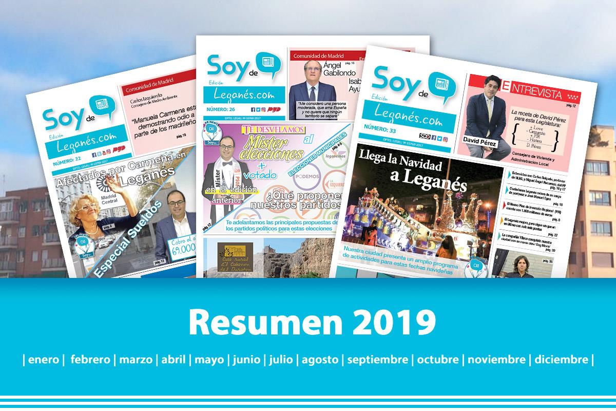 Repasamos los acontecimientos más importantes del 2019 en SoydeLeganés