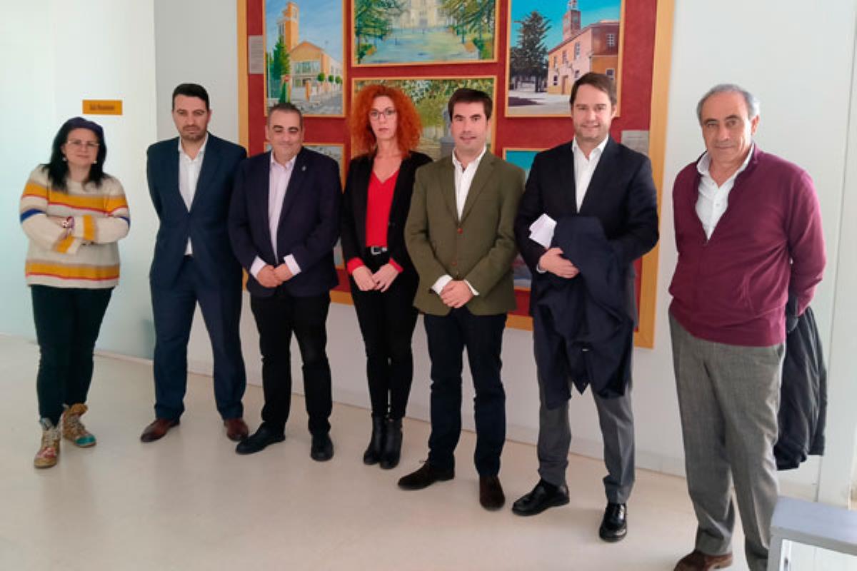 Cinco alcaldes forman la comitiva como consecuencia de los ruidos que generan los sobrevuelos 