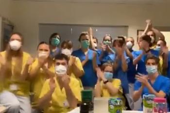 Los aplausos como bandera de solidaridad y de agradecimiento