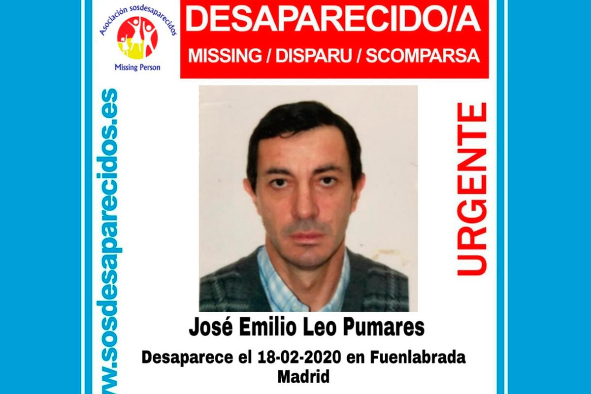 SOS Desaparecidos informa de que la desaparición tuvo lugar el día de ayer, 18 de febrero