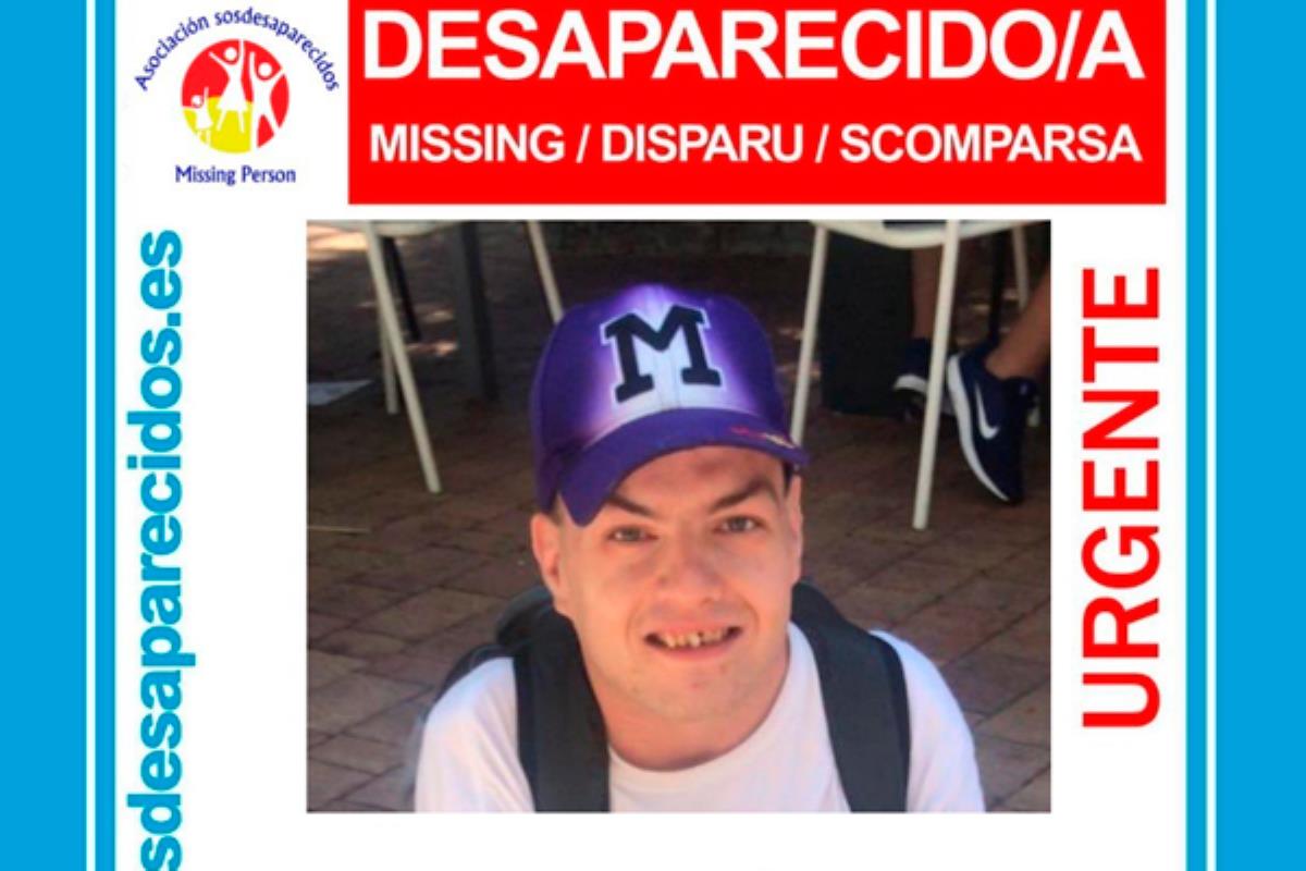 El joven desaparecido desapareció el pasado viernes 25 de octubre en Madrid 
