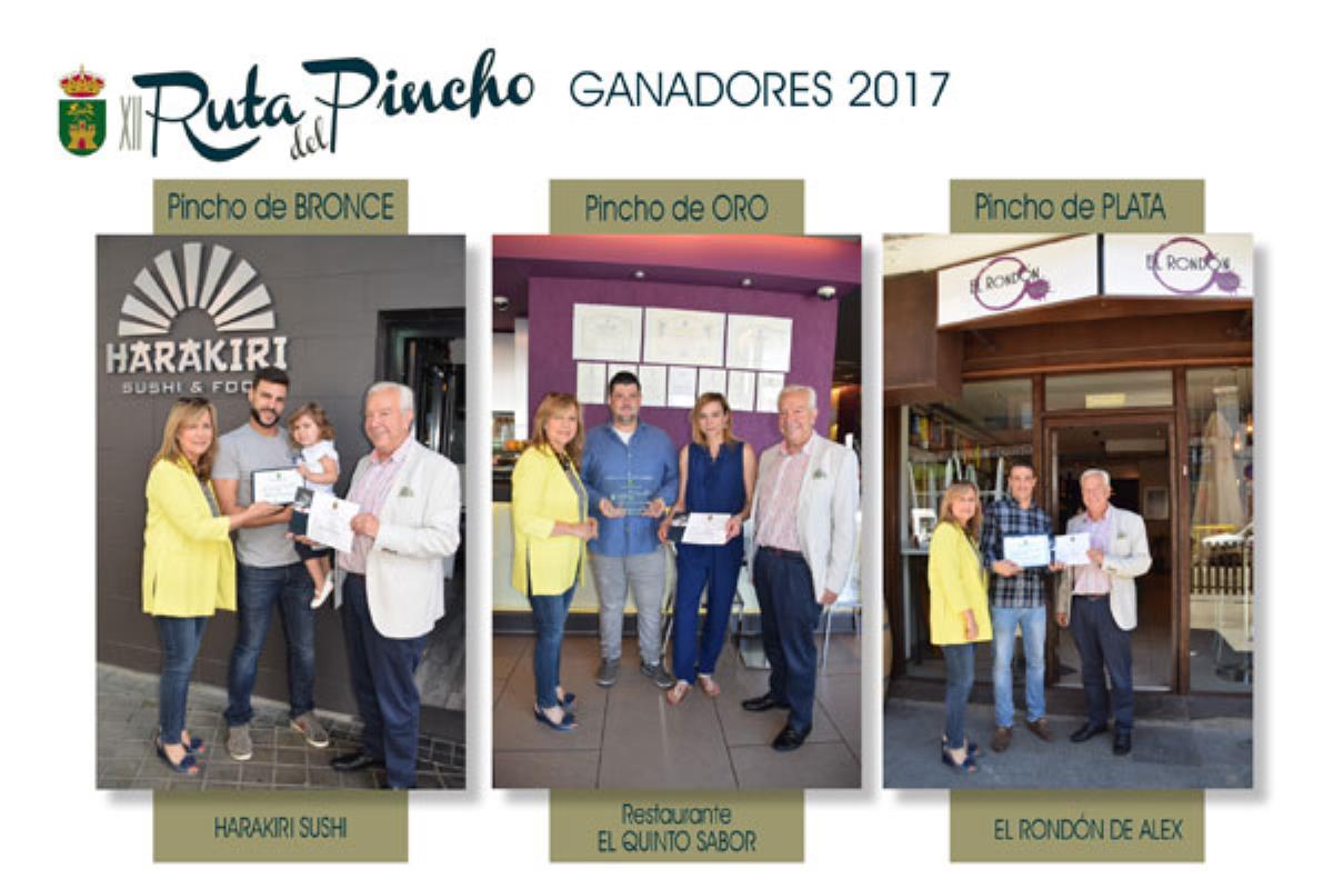 La concejala de Comercio e Industria, María Ángeles Méndez, se ha encargado de entregar los galardones en cada uno de los establecimientos