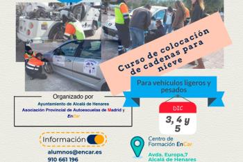 Alcalá ofrecerá unas jornadas para aprender a colocar cadenas de nieve