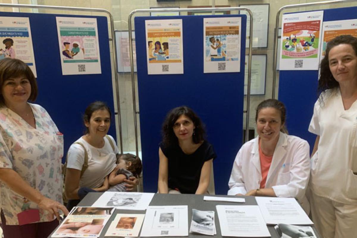 El Hospital Universitario de Móstoles ofrecerá actividades, talleres y mesas informativas con el objetivo de fomentar la lactancia materna en la sociedad
