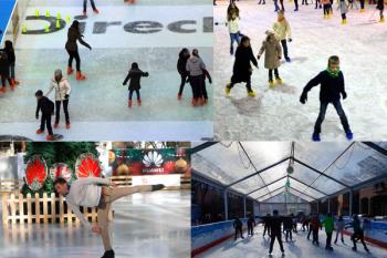 Estas navidades diviértete con la familia y amigos patinando en alguna de las pista de hielo 