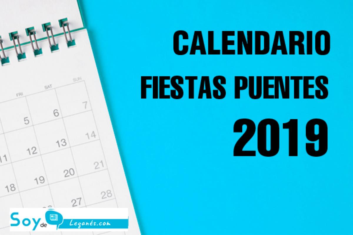 Todos los festivos de Leganés y la Comunidad de Madrid 2019