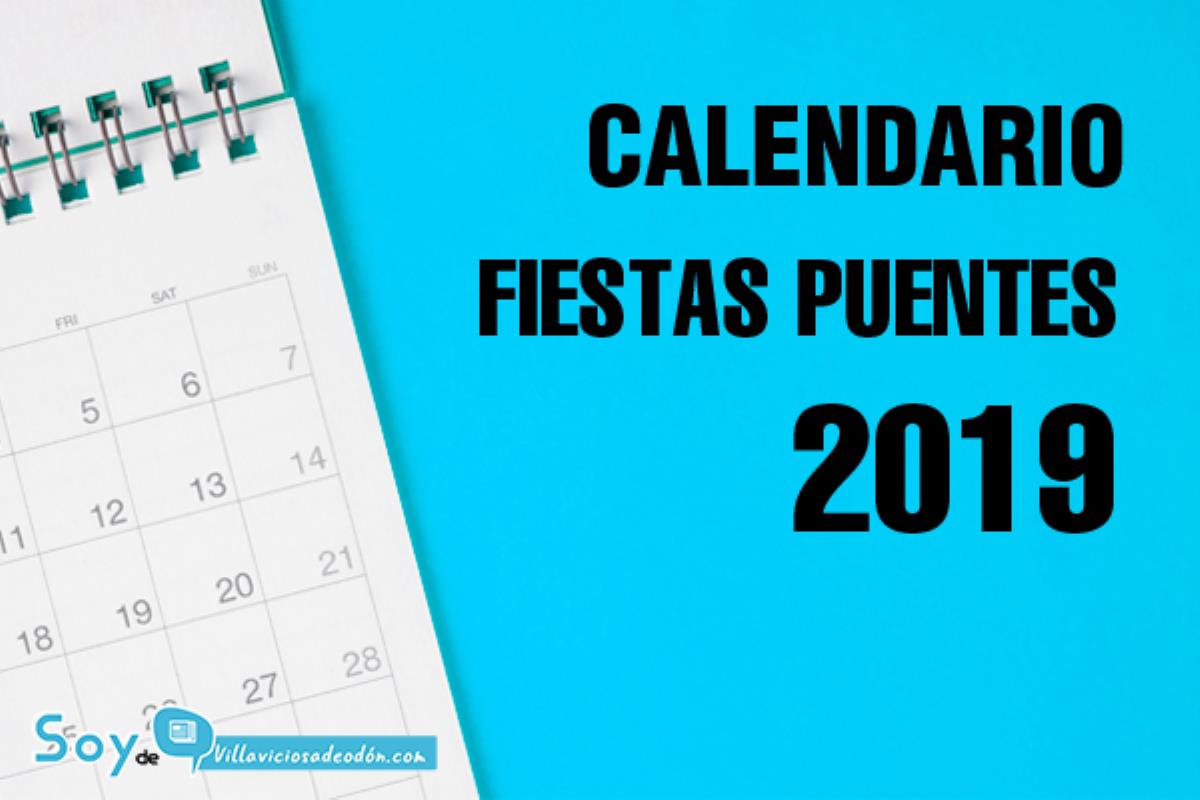 Todos los festivos de Villaviciosa de Odón y la Comunidad de Madrid 2019