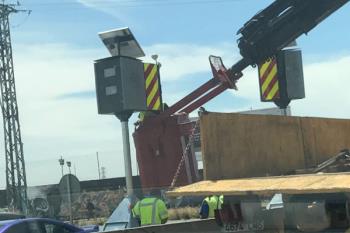 A la altura del Campo de Fútbol La Aldehuela