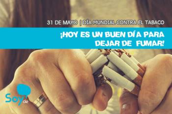 Hoy se celebra el Día Mundial Sin Tabaco, una iniciativa que se viene conmemorando desde hace 30 años