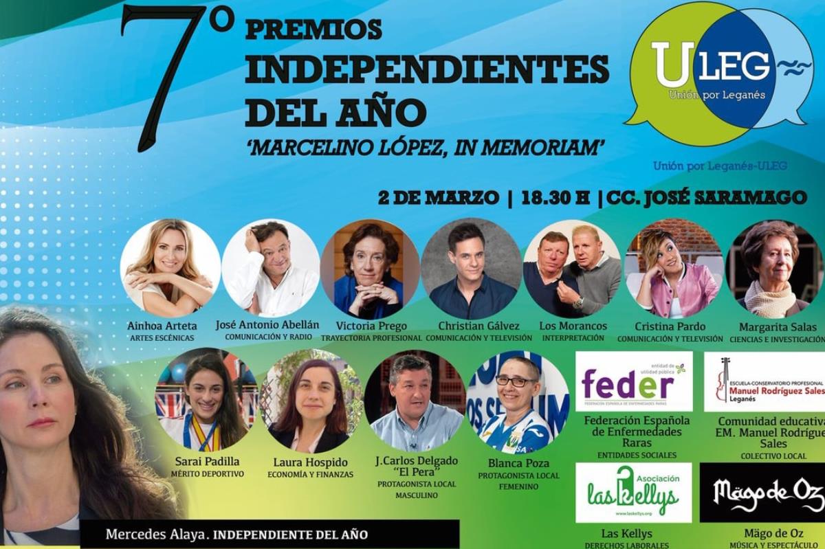 Unión por Leganés otorga el primer premio a la jueza Ayala el sábado 2 de marzo