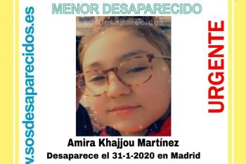 Amira Khajjou desapareció ayer 31 de enero