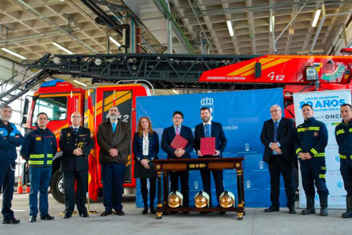 Este acuerdo de colaboración entre el Ayuntamiento de Alcorcón e ILUNION mejorará y ampliará el campo de acción de estos efectivos 