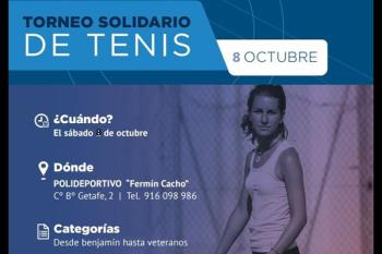 La Concejalía y el Club de Tenis Fuenlabrada organizan este torneo solidario