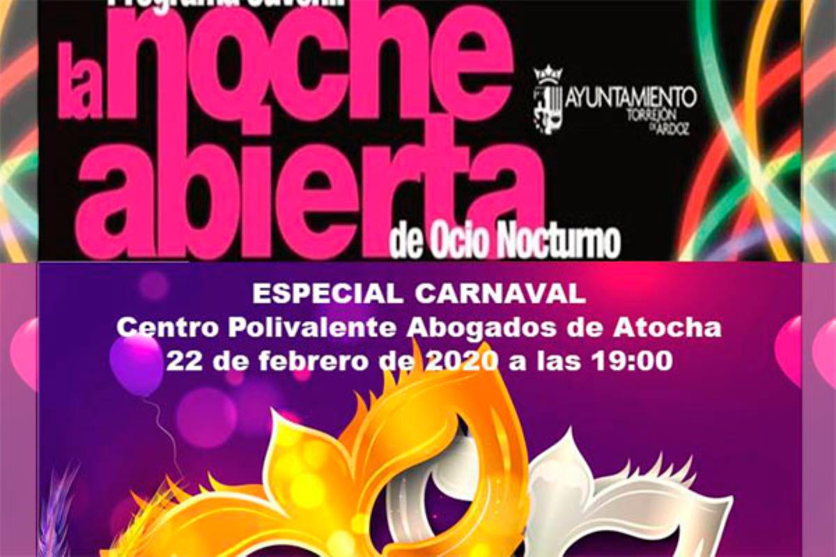 Este sábado 22 de febrero el programa de ocio juvenil celebra el carnaval por todo lo alto
