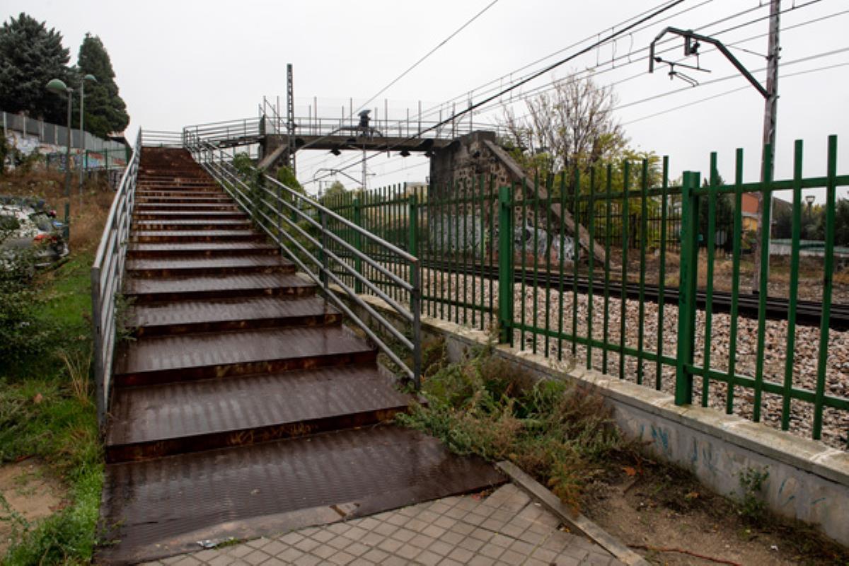 A consecuencia de las obras de reparación de una de las pasarelas