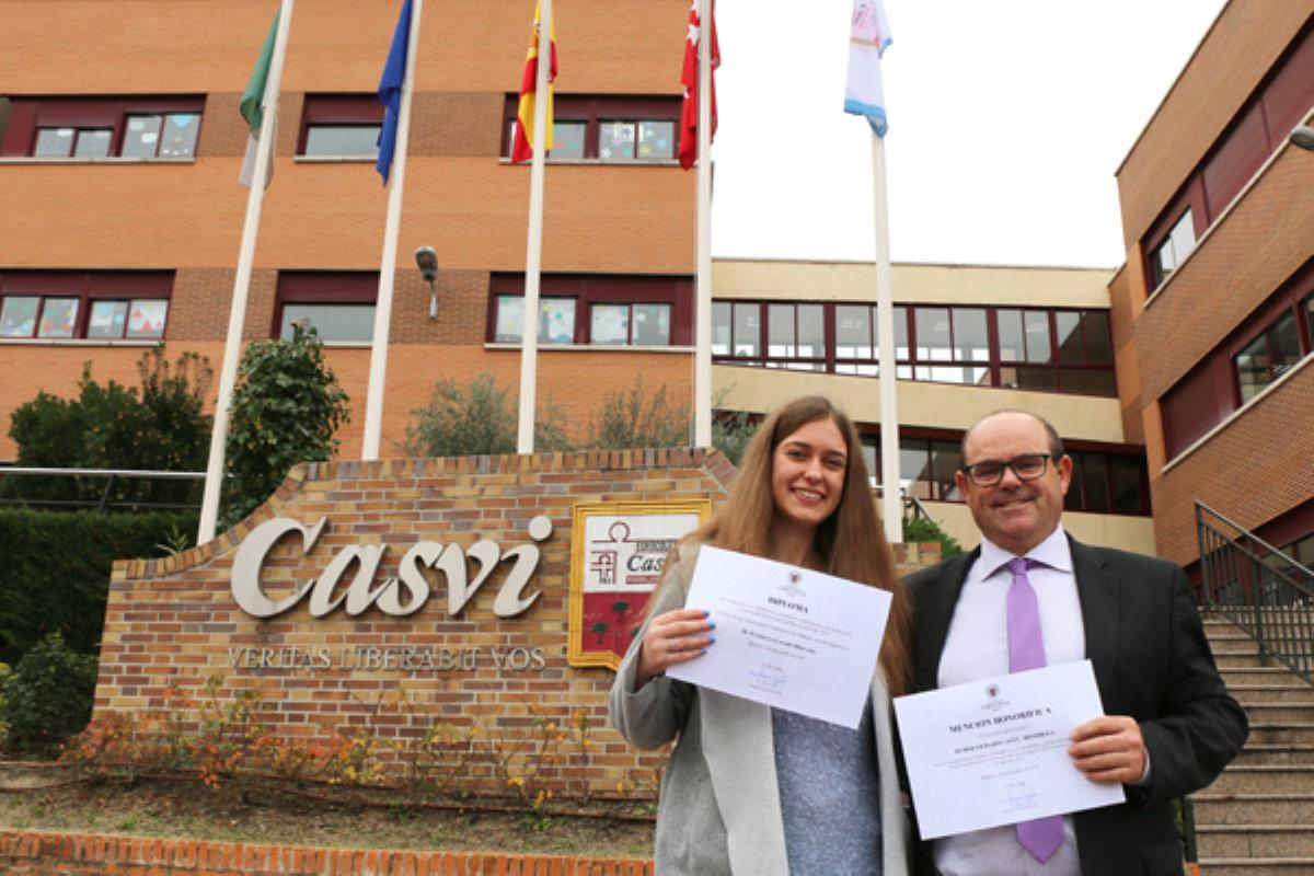 Patricia Casado se ha situado entre las 100 mejores notas de la universidad madrileña