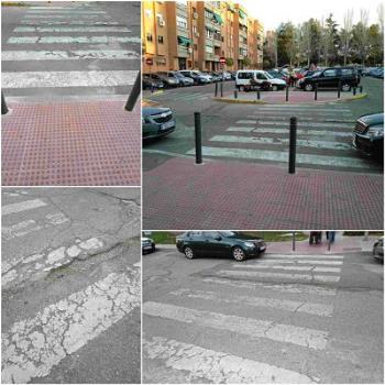 PP,PSOE,IU,SFHSP rechazaron arreglar los socavones del paso de peatones de la calle Zumárraga, lugar donde ha ocurrido el accidente.