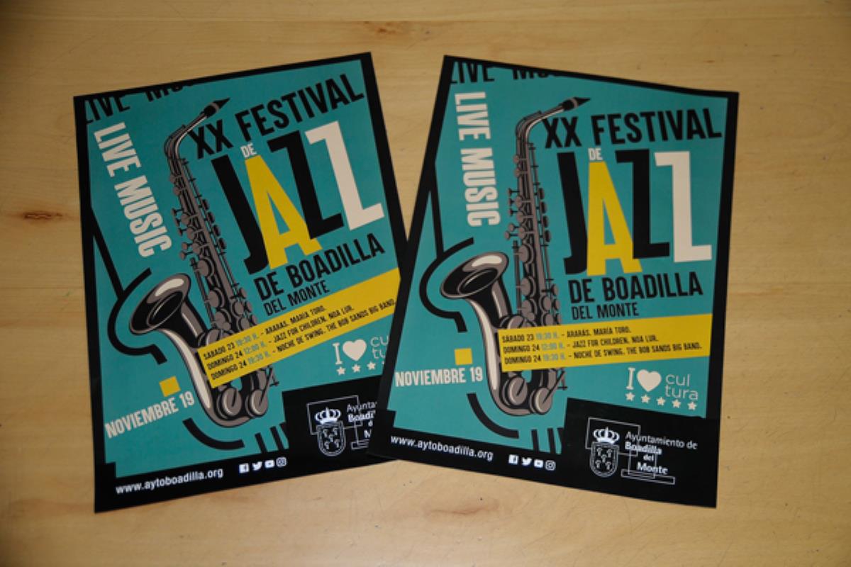 El XX Festival de Jazz de Boadilla se celebrará los días 23 y 24 de noviembre en el Auditorio